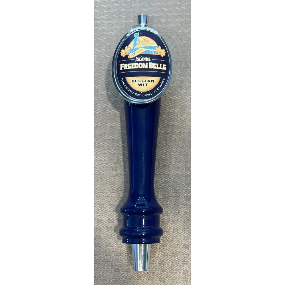Islands Brewery Freedom Belle Belgian Wit Tap Handle Rare